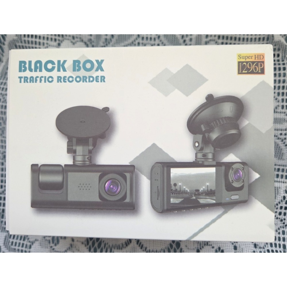 Black Box Traffic Recorder Dash Cam Super HD 1296P Brand New In Box